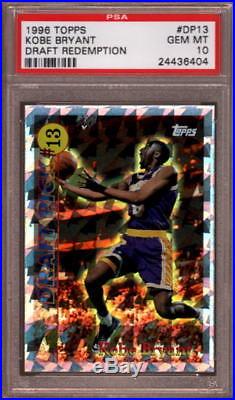Psa 10 1996 Topps Redemption #dp13 Kobe Bryant Rookie (rc) Lakers Hof 2020 Hot