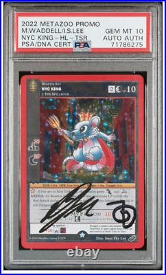 Psa 10 2022 Metazoo Auto Nyc King Rat Fh Times Square Redemption Waddell Isaac