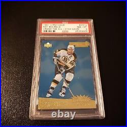 RARE 1997 Upper Deck GOLD REDEMPTION Crash The All-Star Game Ray Bourque PSA 8