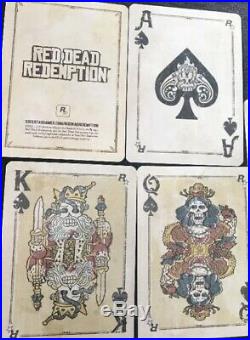 RARE New Rockstar Games Red Dead Redemption Playing Cards US Promo 2 x Sealed #3