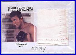 Rare 2011 Sportkings Michael Jordan/muhammad Ali 1/1 Game-used Dual-sided Card