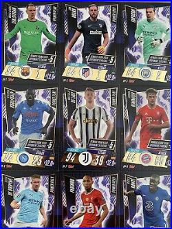 Rare Full Complete Set 20 TOPPS Match Attax 2020/21 Power Play Redemption Cards
