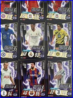 Rare Full Complete Set 20 TOPPS Match Attax 2020/21 Power Play Redemption Cards