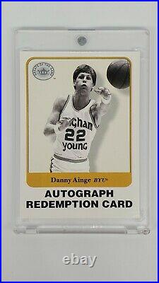 Rare Never Issued Auto Redemption 2001 Fleer Greats Of The Game Danny Ainge 1/1