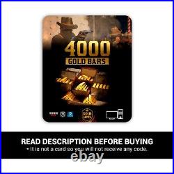 Red Dead Online 4000 gold PC only + Freebies (read description before buying)