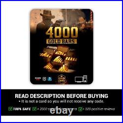 Red Dead Online 4000 gold PC only + Freebies (read description before buying)
