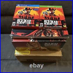 Red Dead Redemption 2 Collector's Edition -Box(2) WithPS4 SE Game, Xbox game. Guide