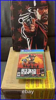 Red Dead Redemption 2 Collector's Edition Unopened withPS4/Xbox Game+guide sealed