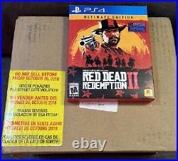 Red Dead Redemption 2 Collector's Edition- Unopened-withPS4 ultimate edition Game