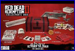 Red Dead Redemption 2 Exclusive Collectors Box. With Steel book Game + Guide