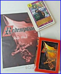 Redemption Bible Based Collectible Card Game Lot of 75+ with Rule Book 1995