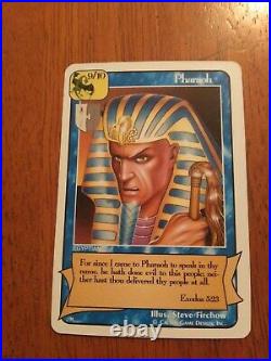 Redemption Misprint Pharaoh ccg tcg bible card game
