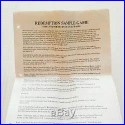 Redemption Playing Card Game 2nd edition Starter Decks C and D and Booster Cards