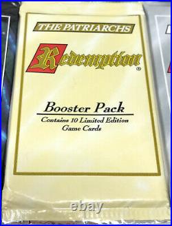 Redemption Trading Card Game LARGE Lot CCG TCG 7 Sealed Booster Packs 62 Cards