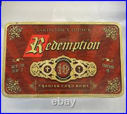 Redemption Trading Card Game Tin 500 cards GENTLY USED