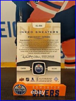 Ryan Nugent Hopkins SP Game Used Redemption Auto Patch 05/10