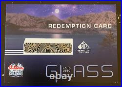 SP Game Used Game Used Glass Redemption Card Lake Tahoe Starscape #/10