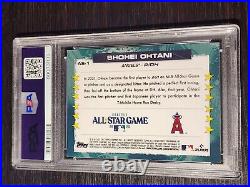 Shohei Ohtani PSA 9 Pop1 2023 Topps All Star Game Wrapper Exclusive AS-1 Angels