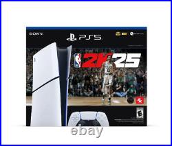 Sony PlayStation 5 Slim Digital Edition Console 1TB 2K25 Version Withgame Download