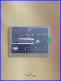 Sp Game Used Redemption Lake Tahoe Glass Card/25