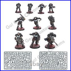 Space Marine Scout Squad x10 Kill Team Salvation 40k + Tokens & Cards