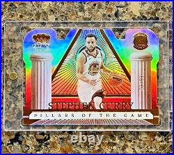 Stephen Curry 2022-23 Panini Crown Royale PILLARS OF THE GAME 2/99 Refractor SSP