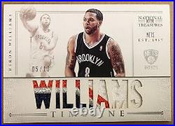 TEAM USA NUMBER 3 Color Patch 2012-13 National Treasure #/10 Deron Williams SSP