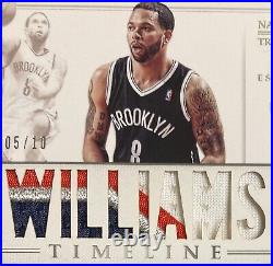 TEAM USA NUMBER 3 Color Patch 2012-13 National Treasure #/10 Deron Williams SSP