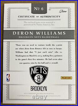 TEAM USA NUMBER 3 Color Patch 2012-13 National Treasure #/10 Deron Williams SSP