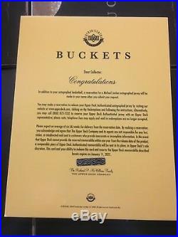 Upper Deck Buckets Basketball MICHAEL JORDAN Autographed Jersey Redemption