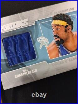 WILT CHAMBERLAIN #9/9 GAME-USED shorts Redemption Card 2010 expo Sports King